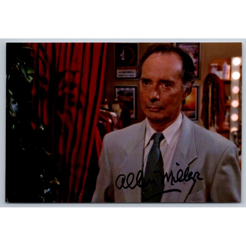 Allan Miller Hand Signed Autograph Color Photo 4x6 Actor Collectible